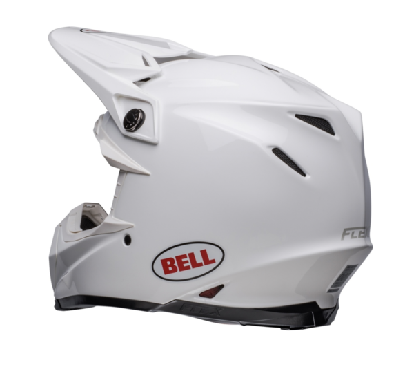 BELL Moto-9s Flex Solid Helm - Weiß