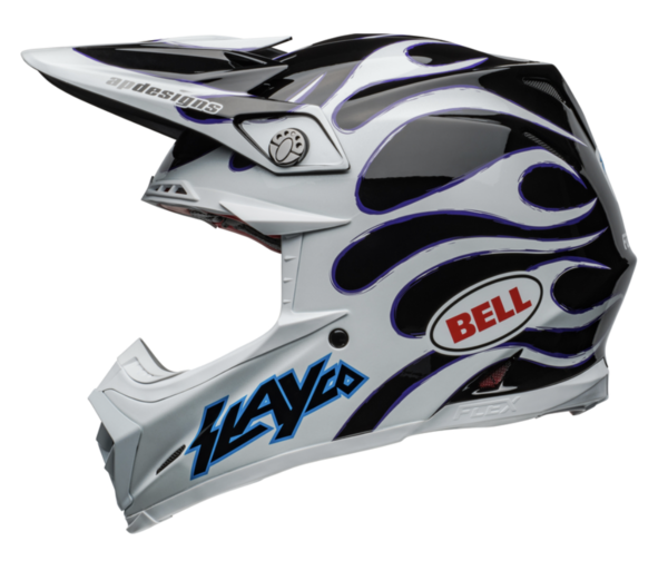 BELL Moto-9S Flex Helm - Slayco 24 Gloss White/Black